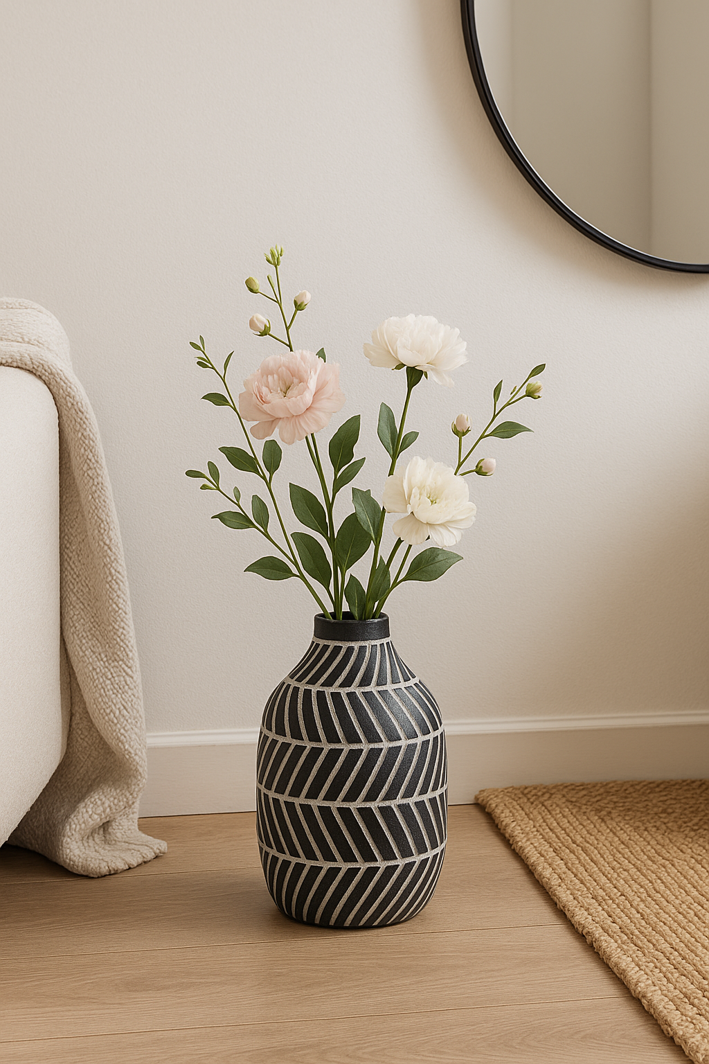 Modern vase - Black & White
