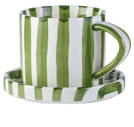 Barista-Streifenset – braun oder grün